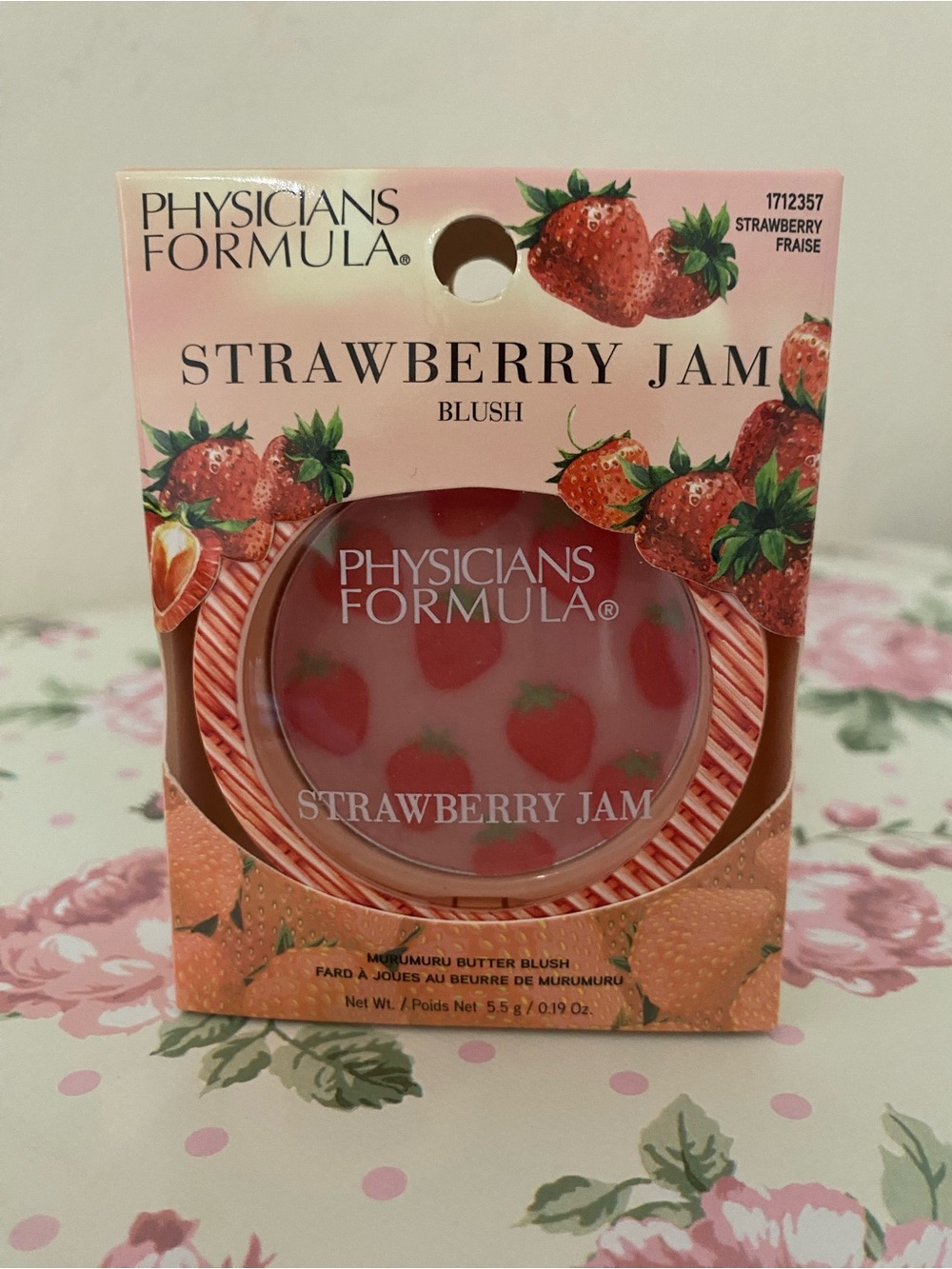 Physicians Formula Strawberry Jam blush! New in box! All natural!